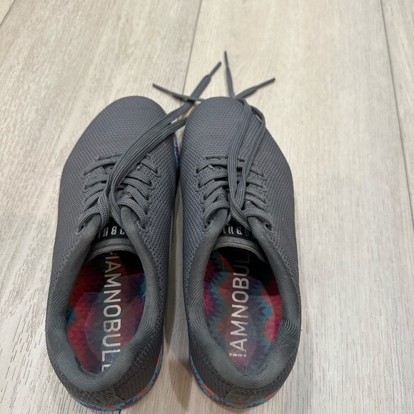 NOBULL Gray Athletic Shoes with Colorful Sole - Picture 3 of 4